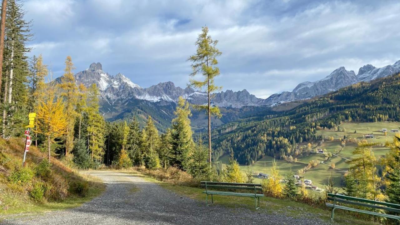 Apartamento Haus Dorfblick Filzmoos Exterior foto